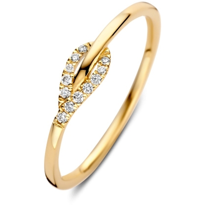 RG118103 14k gouden ring met 006 ct diamant