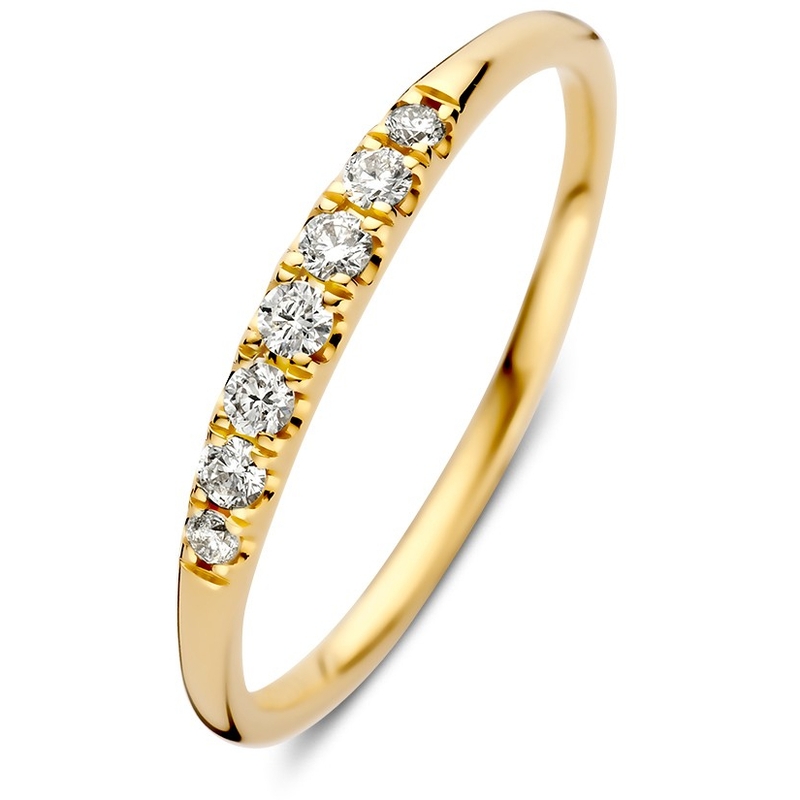 Ring geelgoud briljant 016 crt 