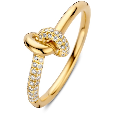 RP118060 14k gouden ring met 021 ct diamant
