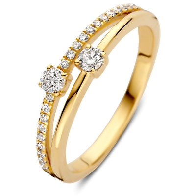 RG118106 14k gouden ring met 028 ct diamant