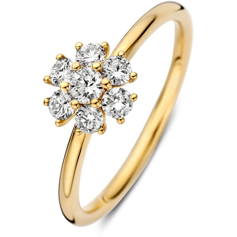 Ring geelgoud briljant 050 crt 