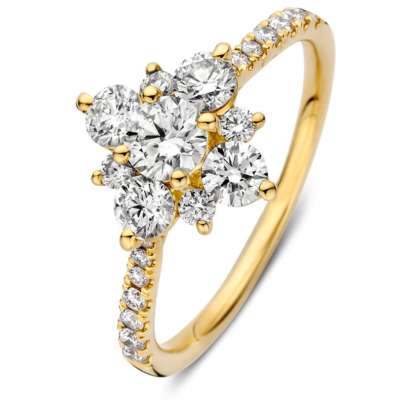 Excellent Jewelry RG118213 14k gouden ring diamant