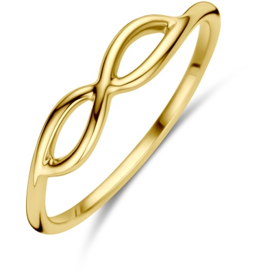 ring infinity 14K geelgoud