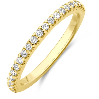 ring lab grown diamant 025ct h si 14K geelgoud