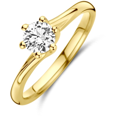 ring lab grown diamant 050ct g vs 14K geelgoud