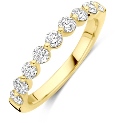 ring lab grown diamant 075ct h si 14K geelgoud