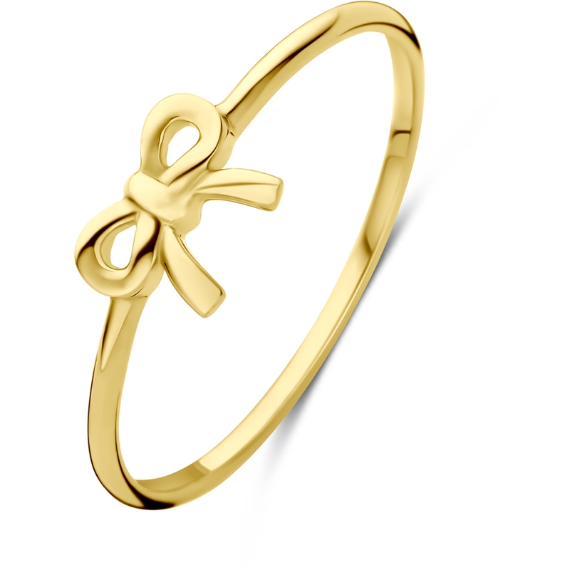 ring strik 14K geelgoud