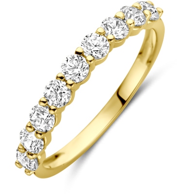 ring zirkonia 14K geelgoud