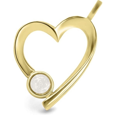 See You RL-004-14Y 14k gouden moedermelk hanger hart