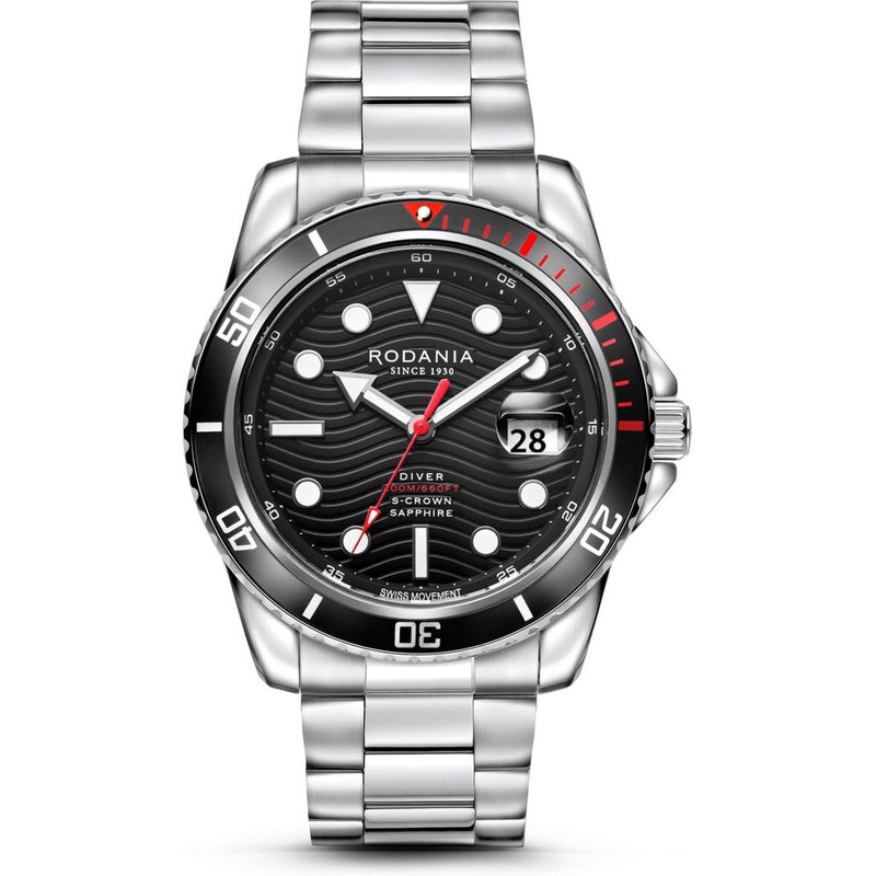 Rodania R18058 Léman Driver horloge 43 mm