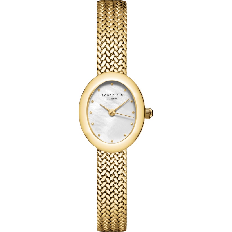 Rosefield MWGMG-M02 Mini Oval horloge 22 mm