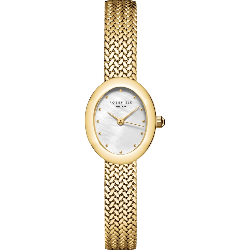 Rosefield MWGMG-M02 Mini Oval horloge 22 mm
