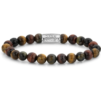 Rebel & Rose RR-80009-S Who's afraid of the tiger armband 8 mm