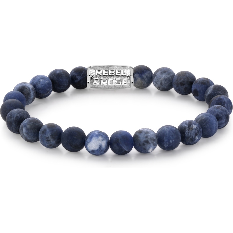 Rebel & Rose RR-80022-S Mad Midnight armband 8 mm