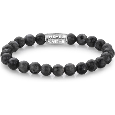 Rebel & Rose RR-80026-S Grey Seduction armband 8 mm