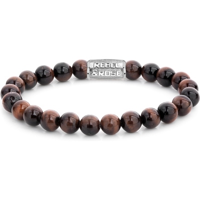 Rebel & Rose RR-80029-S Tiger Red armband 8 mm