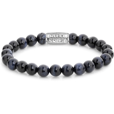 Rebel & Rose RR-80039-S Tiger Blues armband 8 mm