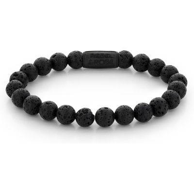 Rebel & Rose RR-80071-B Black Moon-All Black armband 8 mm