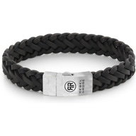 Rebel & Rose RR-L0075-S Braided Raw Mat Vintage Black-Earth armband