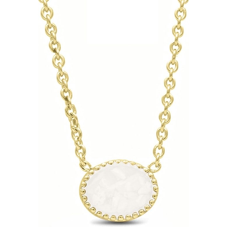 See You RY-011-Y14 14k gouden ketting met moedermelk hanger