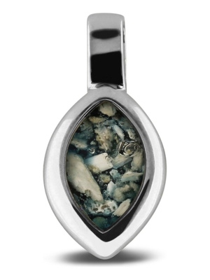 See You 135 S Zilveren ashanger marquise met hars