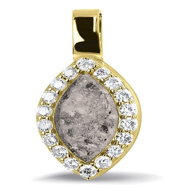See You 138 S 14k gouden ashanger met zirkonia en hars