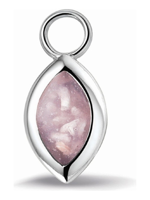 See You 310 SE Zilveren as-creoolhanger marquise met hars