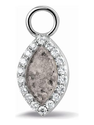 See You 313 SE Zilveren as-creoolhanger marquise zirkonia met hars