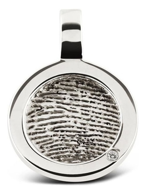 See You 403 S Zilveren hanger met zirkonia en vingerafdruk