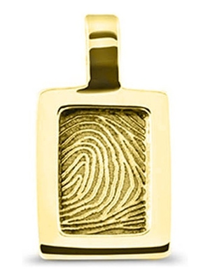 See You 404 S 14k gouden hanger met vingerafdruk
