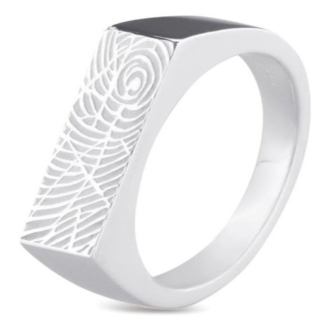 See You 454 S Zilveren ring met vingerafdruk