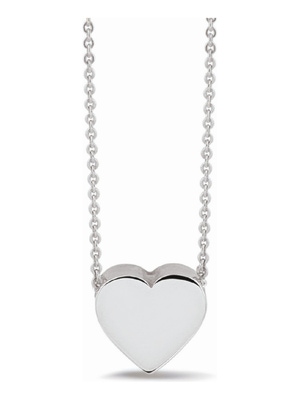 See You 701 S Zilveren collier met ashanger hart