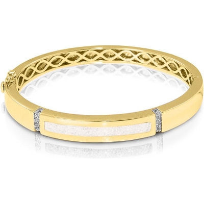 See You BL-011-14Y 14k gouden armband met moedermelk zirkonia