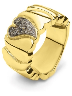 See You RG 006 14k gouden asring hartje met hars