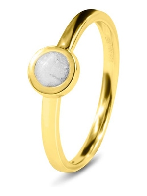 See You RG 012 14k gouden asring met hars