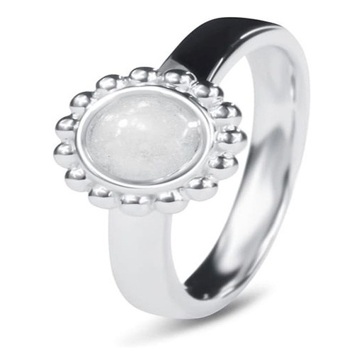 See You RG 018 14k witgouden asring met hars