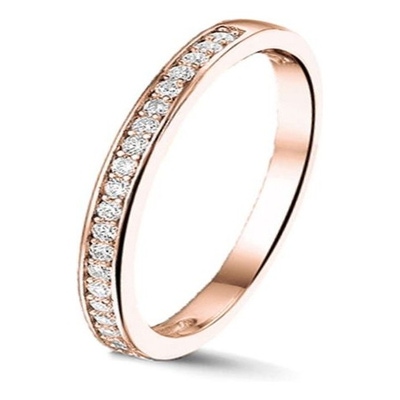 See You RG 027 14k roségouden aanschuifring met diamant