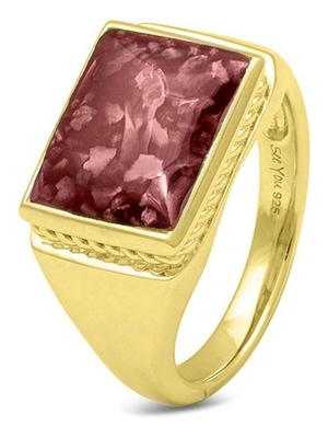 See You RG 051 14k gouden asring met hars