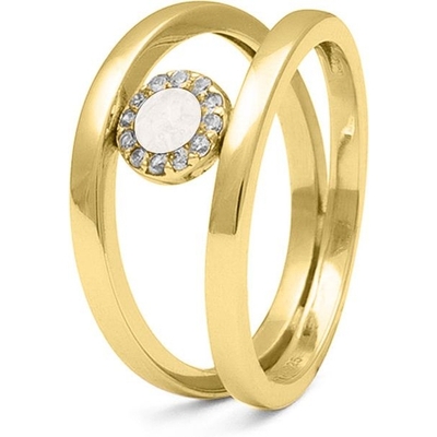 See You RG-015-Y14D 14k gouden ring diamant met moedermelk