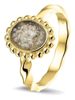 See You RG 032 14k gouden asring met hars