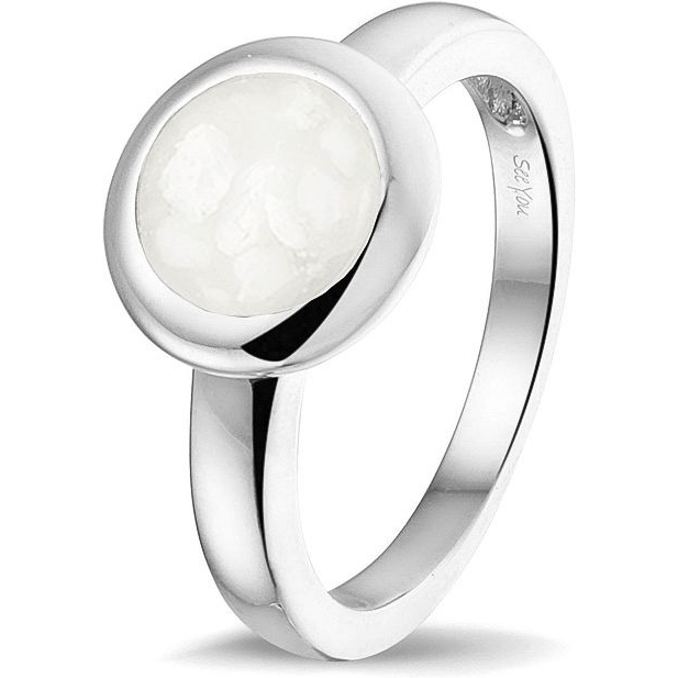 See You RG-033 Zilveren ring met moedermelk