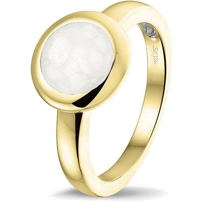 See You RG-033-Y14 14k gouden ring met moedermelk
