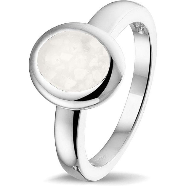 See You RG-034 Zilveren ring met moedermelk