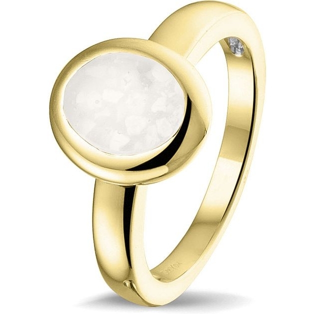 See You RG-034-Y14 14k gouden ring met moedermelk