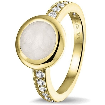 See You RG-035-Y14D 14k gouden ring met diamant en moedermelk