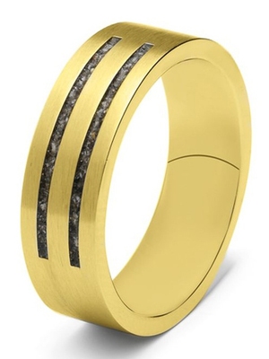 See You RS 004 14k gouden asring met hars