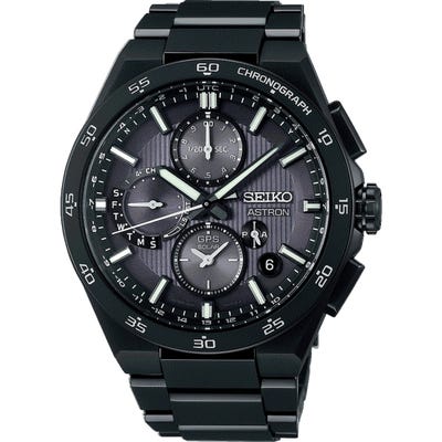 Astron SSH155J1 GPS Solar chronograaf titanium 433 mm
