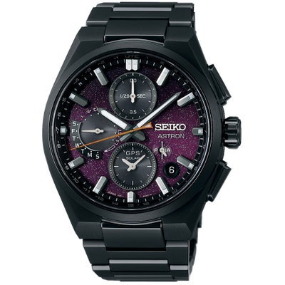 Seiko Astron Limited SSH171J1 Solar GPS titanium horloge 42 mm