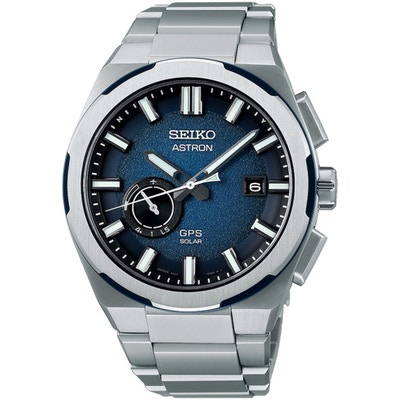 Astron SSJ023J1 Solar GPS titanium horloge 43 mm