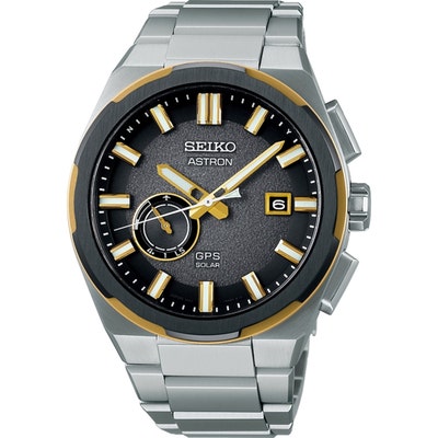 Astron SSJ026J1 Solar GPS titanium horloge 43 mm
